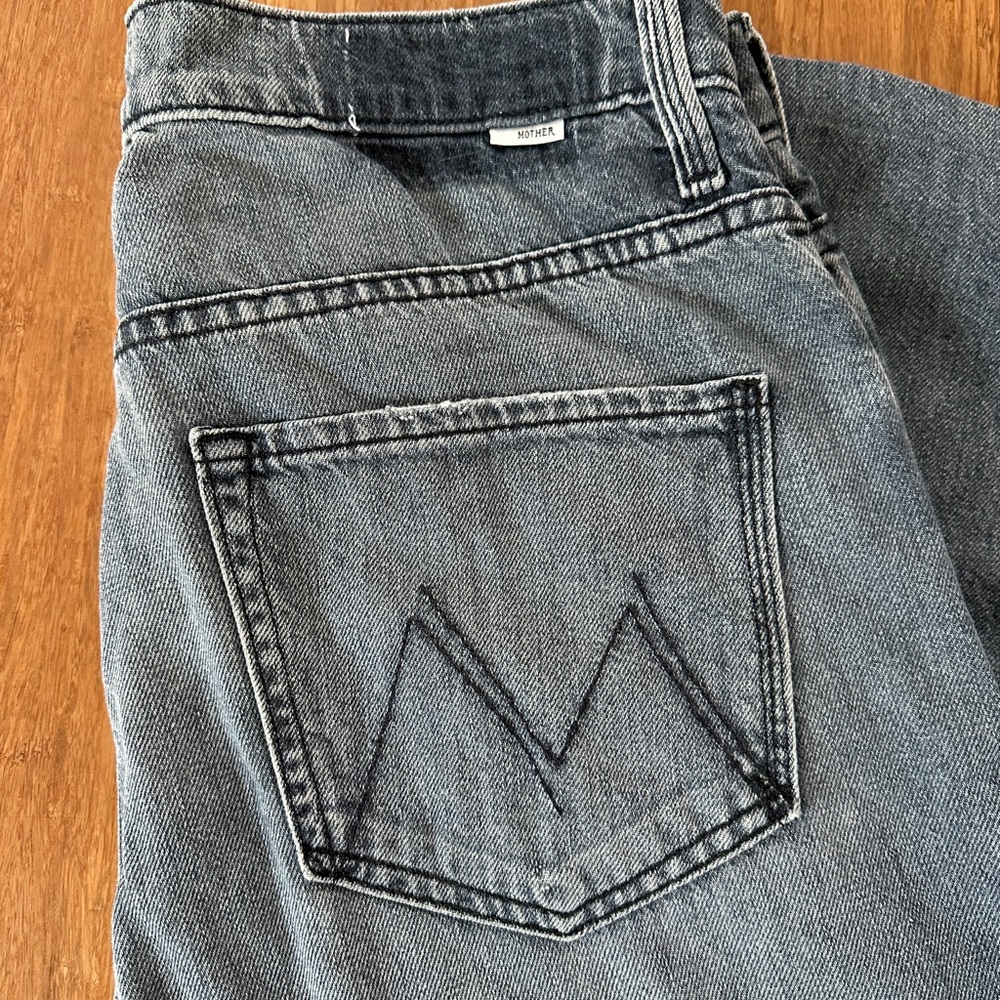 EUC Mother The Dodger Ankle Wide Leg Jeans